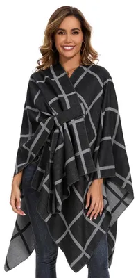 Produktbild von Poncho Damen Pashmina Schal Stola Einheitsgröße Farbe 37