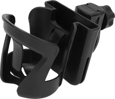 Immagine prodotto di Portabevande per passeggino, design multifunzionale con rotazione a 360 gradi e supporto per telefono, nero