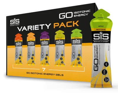 Produktbild von Science in Sport GO Isotonic Energy Gel 7 x 60ml, vegan, 22g Kohlenhydrate pro Gel