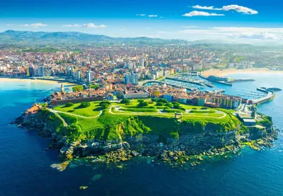 Obrázek produktu pro Bluebird Puzzle Gijón Španělsko 1000 dílků Panoramatické puzzle