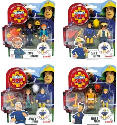 Produktbild von Simba Toys 109251043038, 3 Jahr(e), Fireman Sam, Mehrfarbig, 4 Stück(e)