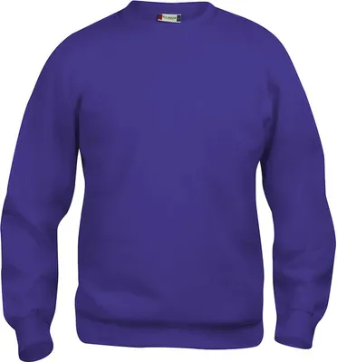Produktbild von Klassischer Pullover mit Rundhalsausschnitt und Rippenbündchen an Ärmeln und Bund