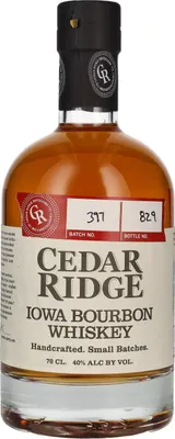Produktbild von Cedar Ridge Iowa Bourbon Whiskey 40% Vol. 0,7l