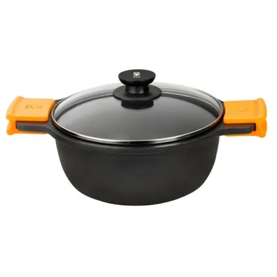 Produktbild von BRA Efficient, 3 l, Schwarz, Aluminium, Teflon Platinum Plus, Keramik, Gas, Induktion, Versiegelte Platte, Schwarz