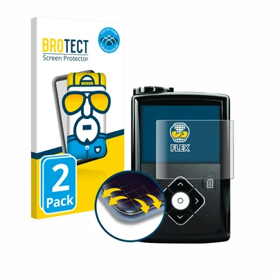 Produktbild von 2x BROTECT Fullscreen Schutzfolie für Medtronic Minimed 780G/ 770G/ 670G/ 640G/ 630G Displayschutz Folie Fullcover Klar Transparent