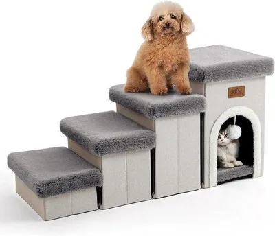 Image de Escalier pour chien 33 x 89 cm pour petits chiens, chats, appartement