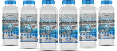 Image de Eau déminéralisée et distillée 6 L pour fer à repasser et voiture, sans calcaire, GiDeli
