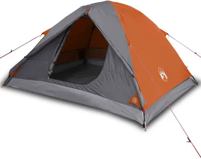 Produktbild von vidaXL Kuppel-Campingzelt 3 Personen Orange Wasserdicht