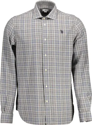 Image de Chemise homme U.S. POLO ASSN. 64086-53309 Couleur : Gris, Taille : XL