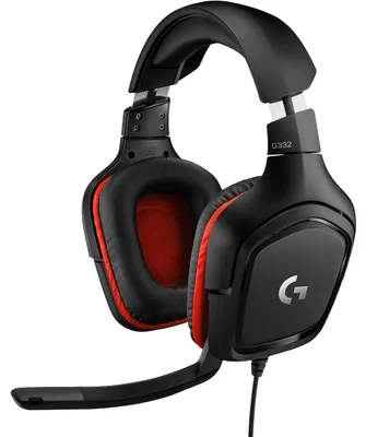 Obrázok produktu pre Logitech G 981-000757, Kábel, Hranie, 20 - 20000 Hz, 280 g, Slúchadlá s mikrofónom, Čierna, Červená