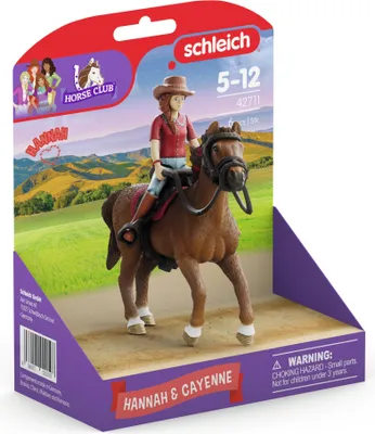 Produktbild von schleich HORSE CLUB Hannah & Cayenne, 5 Jahr(e), Horses, Mehrfarbig