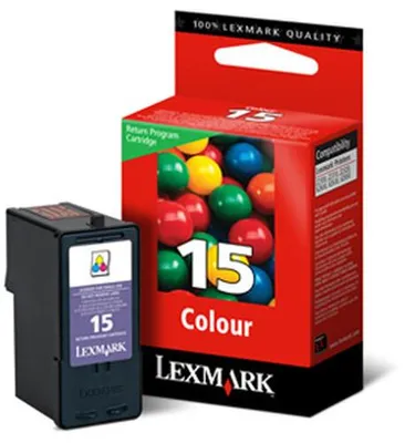 Produktbild von Lexmark #15 Colour Return Programme Print Cartridge, Cyan, Magenta, Gelb, Tinte auf Pigmentbasis
