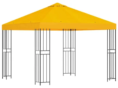 Obrázok produktu pre vidaXL Altánok 3 x 3 m, žltý, polyester a oceľ, 190 g/m²