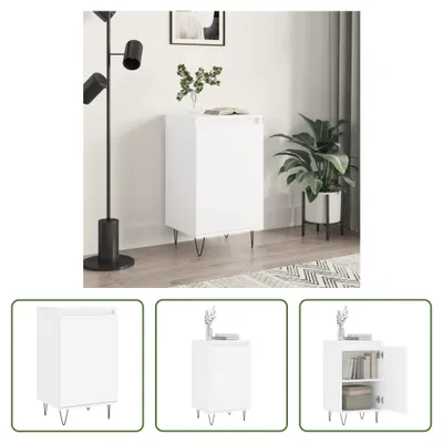 Produktbild von The Living Store Sideboard Weiß 40x35x70 cm Holzwerkstoff