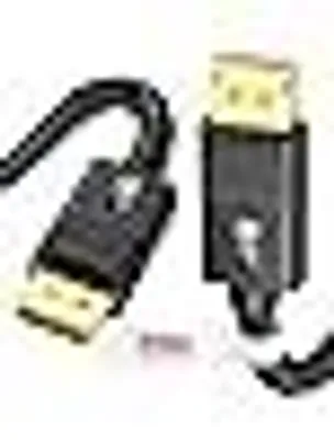 Produktbild von 80Gbps DisplayPort Kabel 2.1 1M [VESA-] DP80, 8K@240Hz 4K@960Hz/540Hz/480Hz/240Hz DP 2.1 Kabel 16K, HDR FreeSync G-Sync UHBR20 für PC, Gaming-Monitor, 5090 7900XTX