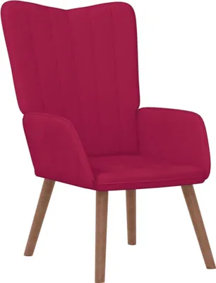 Obrázek produktu pro vidaXL Relaxační křeslo vínově červený samet