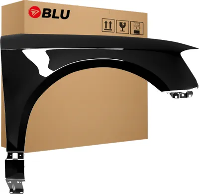 Immagine prodotto di BLU Parafango compatibile con Audi A3 8P II-generation LIFT LZ9Y Destra Schwarz PhantomSchwarz | 2008-2012 | Anteriore | Verniciato | Pronto per il montaggio | Acciaio
