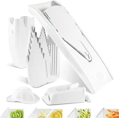 Produktbild von Börner Gemüsehobel V1 ClassicLine Profi-Set - Edelstahlklingen, BPA-frei, orange