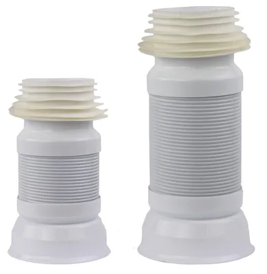 Produktbild von WC Anschlussrohr Rohr Anschluss Toilettenrohr Anschlussstutzen Abfluss flexibel 200 - 350 mm