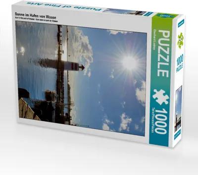Produktbild von Calvendo Sonne im Hafen von Waase 1000 Teile Puzzle hoch 480x640mm, Loebus Eberhard; 7384100
