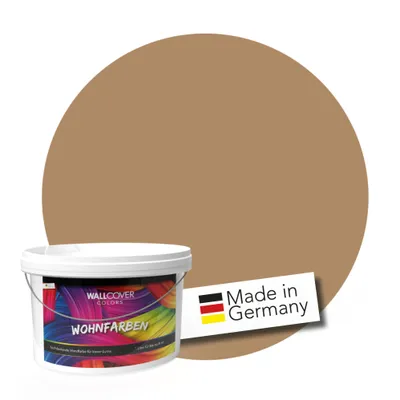 Produktbild von WALLCOVER Wandfarbe Zimtbraun Hochdeckend Klasse 1 Matt 2,5L für 20 m²