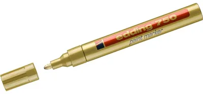 Produktbild von Edding 750, Gold, Weiß, 2 mm, 4 mm, 10 Stück(e)