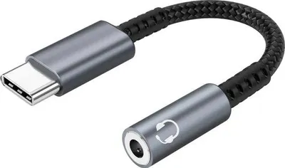Zdjęcie produktu dla Adapter USB-C do słuchawek, 3,5 mm, szary