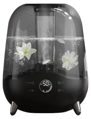 Immagine prodotto di Umidificatore ad ultrasuoni per aria Deerma F327, 25 W, Serbatoio da 5 L, Umidificazione 300 ml/h, Aromaterapia, Lampada UV