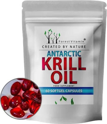 Produktbild von Forest Vitamin Antarktisches Krillöl 500 mg 60 Weichkapseln