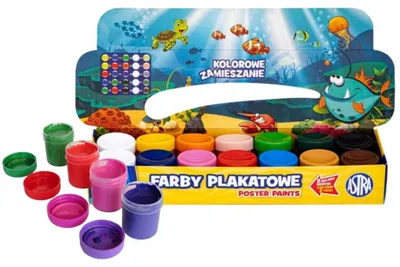 Produktbild von Astra Plakatfarben 12+2farbig 301123045