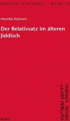 Obrázek produktu pro Der Relativsatz im älteren Jiddisch