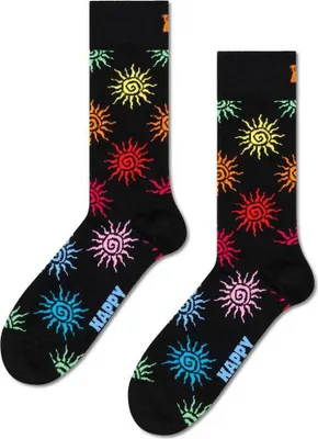 Produktbild von Happy Socks Sun Crew-socken Schwarz EU 41-46 Herren,Damen Schwarz EU 41-46