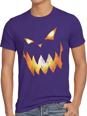 Produktbild von style3 Kürbiskopf Halloween Herren T-Shirt