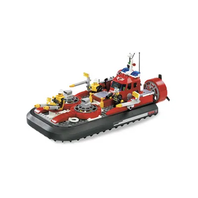 Produktbild von LEGO 7944 Fire Hovercraft  LEGO Anzahl Anleitungen: 1, Anzahl Minifiguren: 3, Anzahl Teile: 260, Thema: LEGO City, Veröffentlicht in: 2007, Verpackungsmaße (lxbxh): 38.5 x 28.5 x 7.1 cm, Zahl: 7944-1, EAN: 5702014498839, UPC: 673419090841, Gewicht: 0.641 KG, Altersberatung: 5+