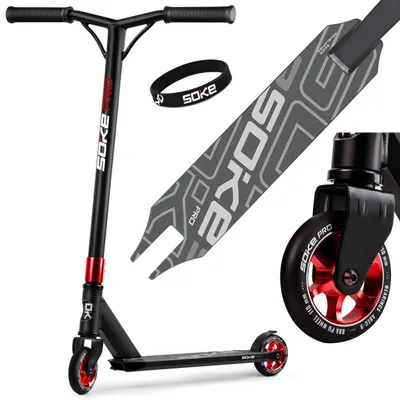 Productafbeelding van Stuntscooter PRO Kickstep, met ABEC 9 lagers, 2 wielen, draagvermogen 100 kg, geschikt voor tricks