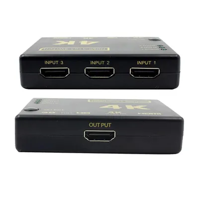 Produktbild von I04C Bolwins 4Kx2K HDMI Umschalter Switch Adapter 3xIN zu 1x OUT mit Fernbedienung für TV PC
