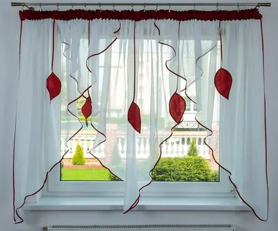 Obrázok produktu pre Hotová záclona VENEDIG 400x150 červené víno
