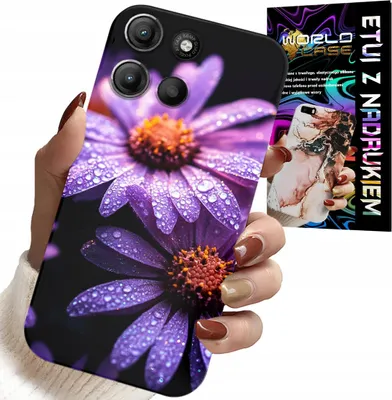 Obrázok produktu pre Puzdro pre Motorola Edge 60 5G - Ružové puzdro Daisy Flower Cover
