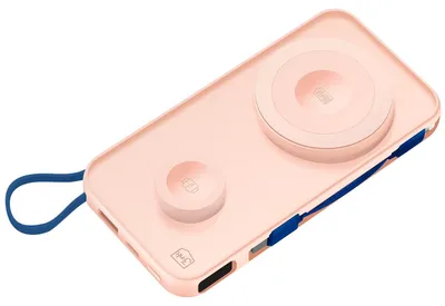 Produktbild von 3MK PastelUp, 10000 mAh, Quick Charge, Kabelloses Aufladen, 3,7 V, 22,5 W, Pink