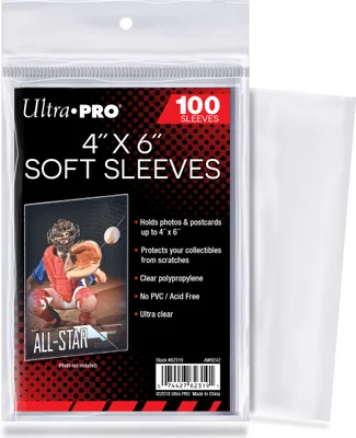 Produktbild von Ultra Pro - Soft Sleeves 4" x 6" (100)