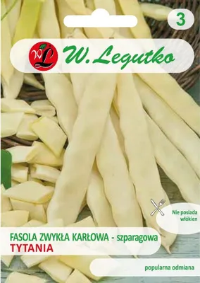 Zdjęcie produktu dla Nasiona fasoli Tytania 40g - W.Legutko
