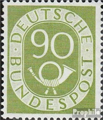 Produktbild von Briefmarken BRD (BR.Deutschland) 1951 Mi 138  postfrisch Posthorn