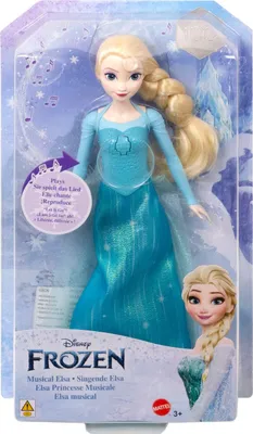 Produktbild von Mattel HMG38 - Disney Frozen - Die Eiskönigin: Elsa - spielt das Lied 'Lass jetzt los' (Instrumental Version)