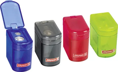 Produktbild von Spitzer Klicki doppelt transparent farbig sortiert Packung mit 20 Stück