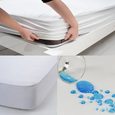 Produktbild von Matratzenschoner 90x200 cm, wasserdicht, 2er-Set, wasserdichte Spannbettlaken, Inkontinenzauflage Rundumgummi Atmungsaktiv Rundumbezug - Buymax®