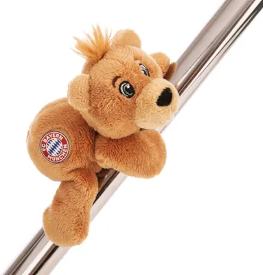 Produktbild von NICI MagNICI FC Bayern MÜNCHEN Bär Berni 12cm - braun - Kuscheltier mit Magnet – Plüschtier haftet auf Metalloberflächen, Magnettafeln und Taschenhänkel als Reisebegleiter