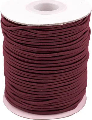 Produktbild von 50m Spule Gummikordel Gummischnur 2mm Bekleidungsgummi Hutgummi, 29 Farben