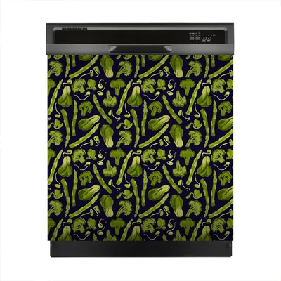 Produktbild von Magnete Dekorative 60x60 cm Küche Magnetmatte Spülmaschine - Grünes Gemüse