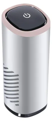 Image de Purificateur d'air pour voiture - Purificateur d'air HEPA - USB 5W - 3 niveaux de puissance - Débit d'air de 50 m³/h - Câble USB de 0,8 m - Argent