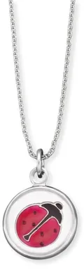 Produktbild von Engelsrufer HEN-GLAS-08LUCK Kette Anhänger Mädchen Marienkäfer Sterling-Silber